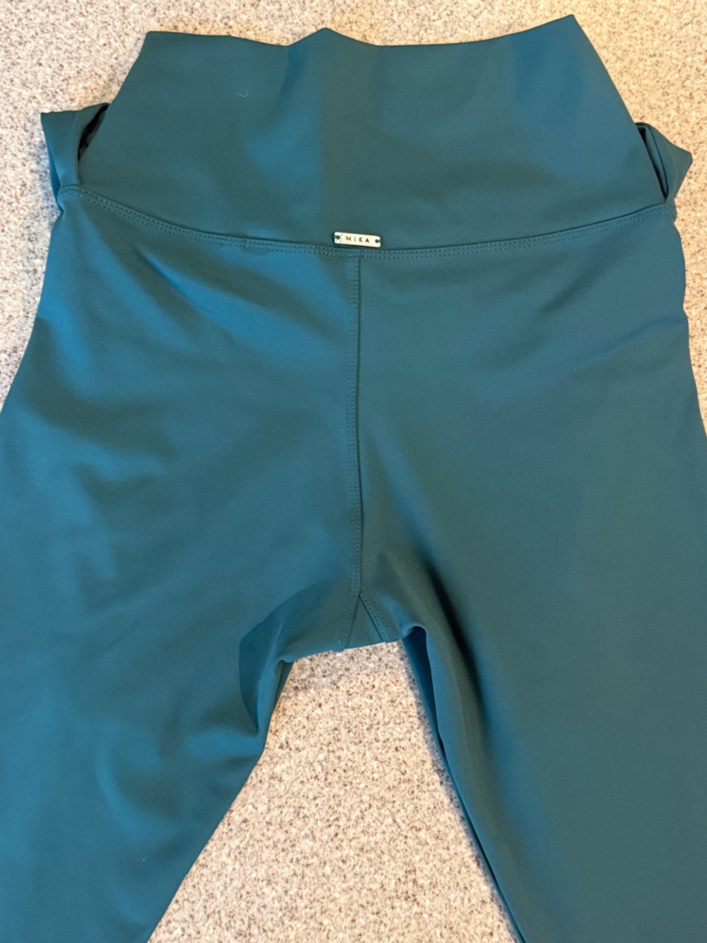 Mika Yoga Wear Teal Cutout One-Piece Yoga Bodysuit size S - Picture 5 of 8